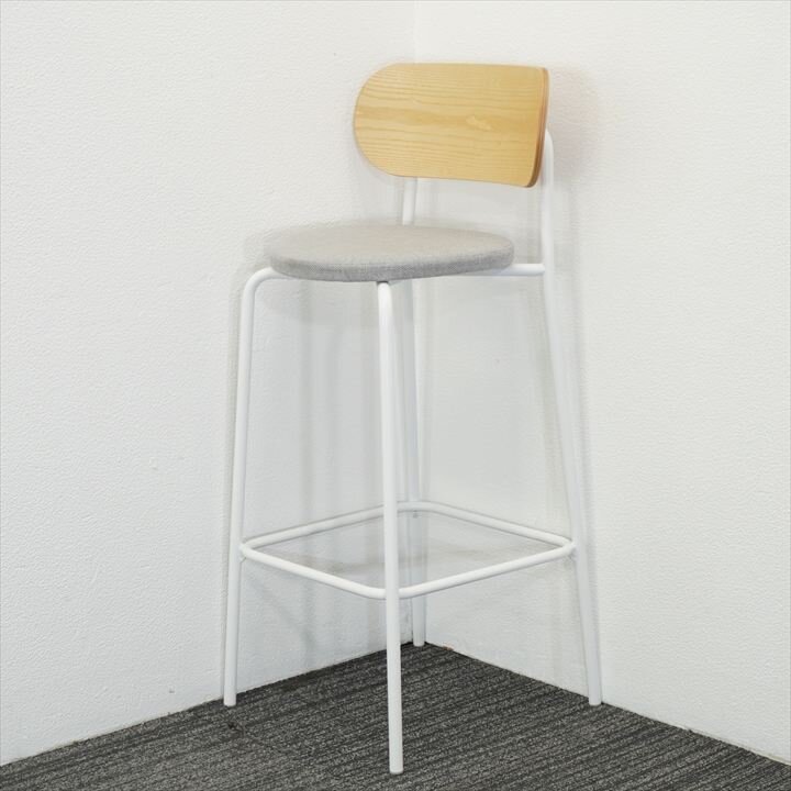 コクヨ ハングライク ハイチェアー 背ヌード グレー