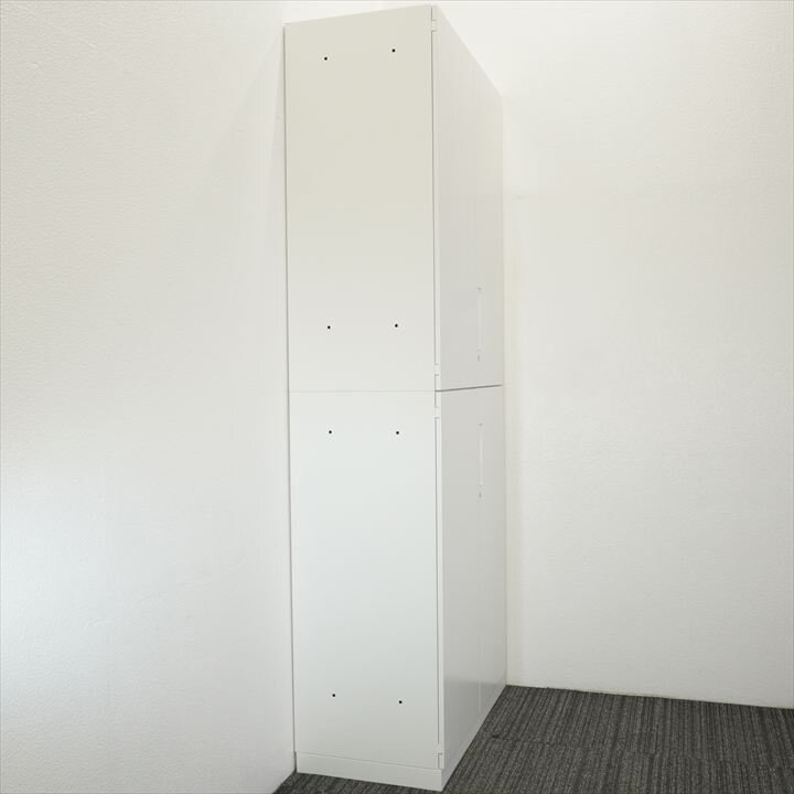 コクヨ エディア 両開き2段書庫 H2160 ホワイト