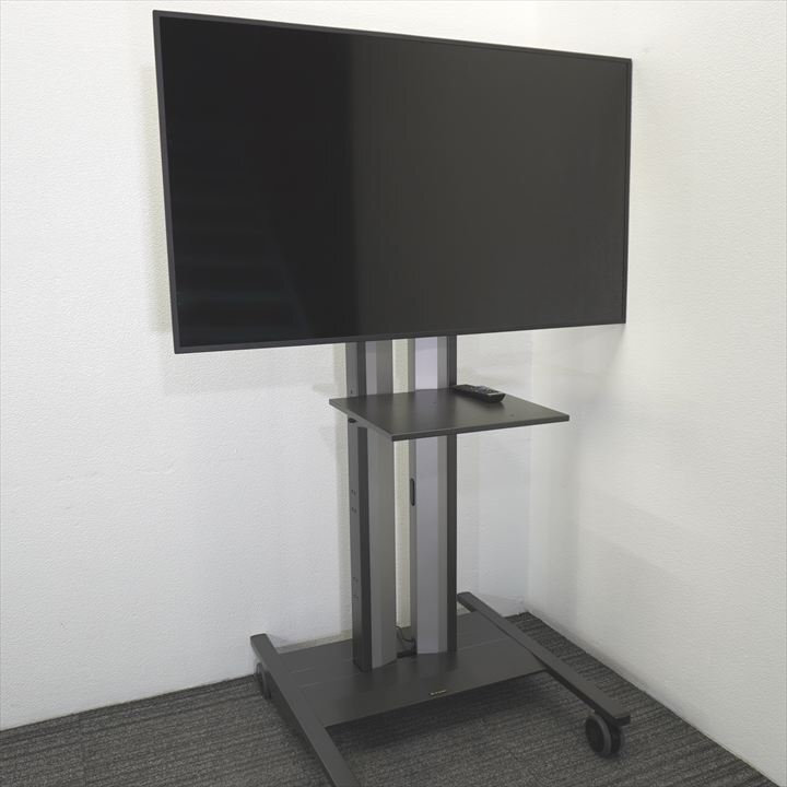 シャープ 55型 4Kインフォメーションディスプレイ スタンド付 - 中古