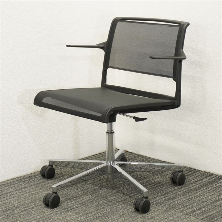 ウィルクハーン Aライン 肘付 ブラック