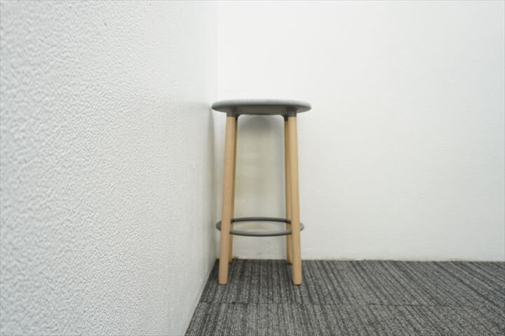 オフェクト ムーブオン スツール Φ370 H600 グレー