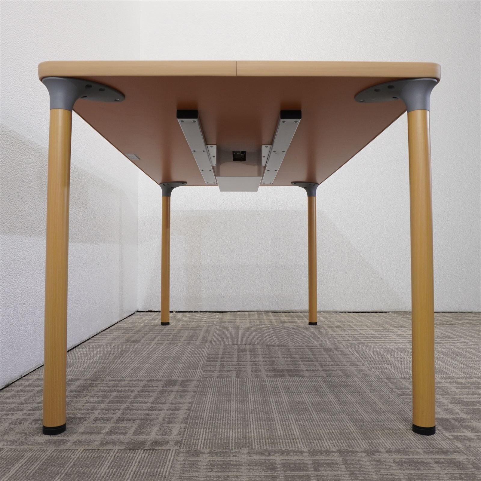 パブリック ミーティングテーブル 1580 H720 木目