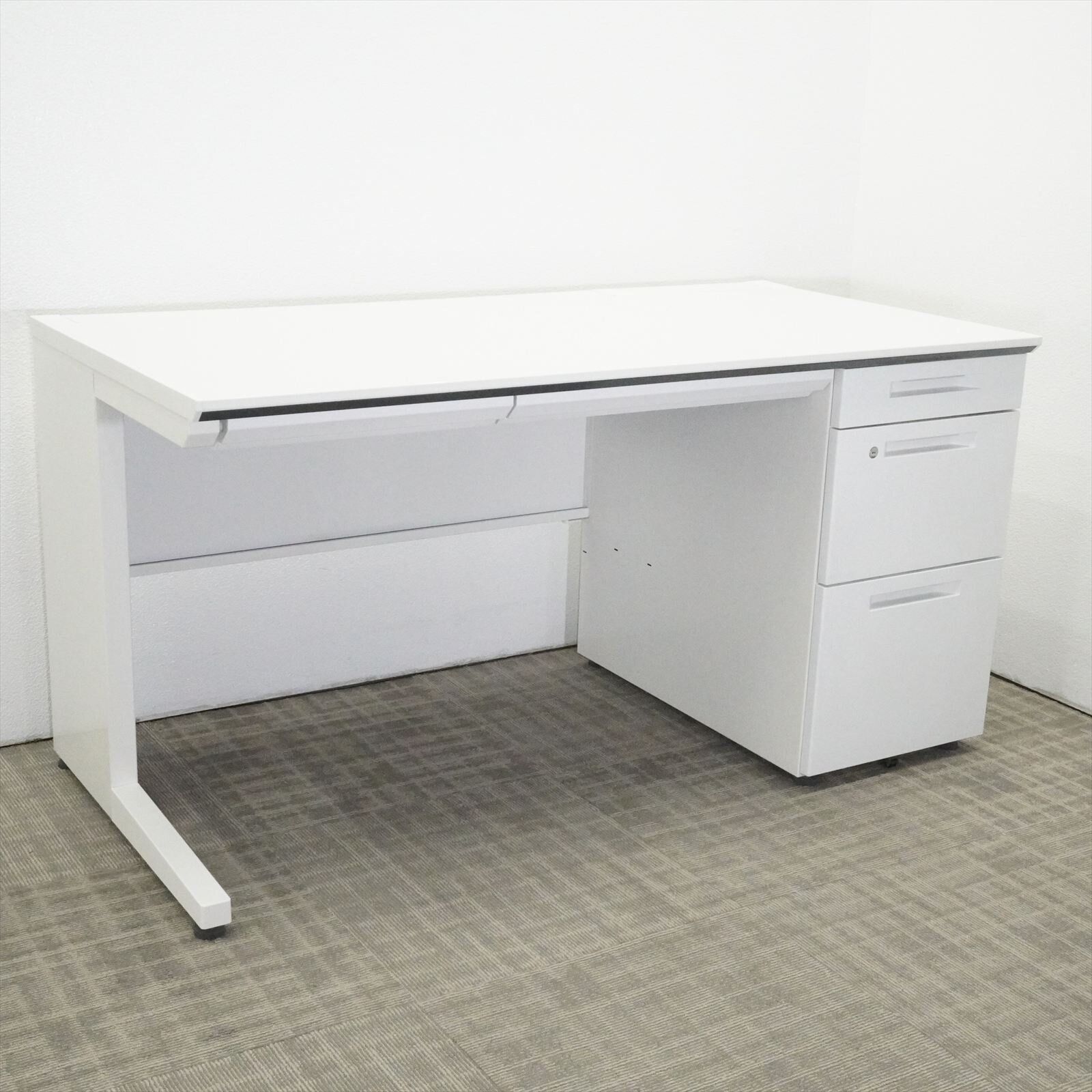 コクヨ ＩＳ 片袖机 147 H720 ホワイト