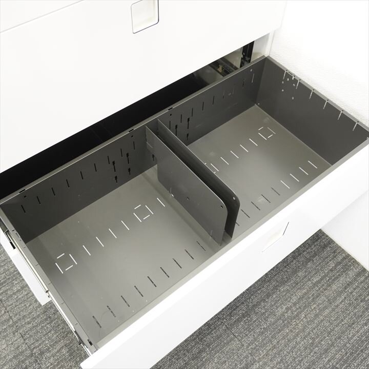 オカムラ レクトライン 4段ラテラル書庫 H1250 ZA75色