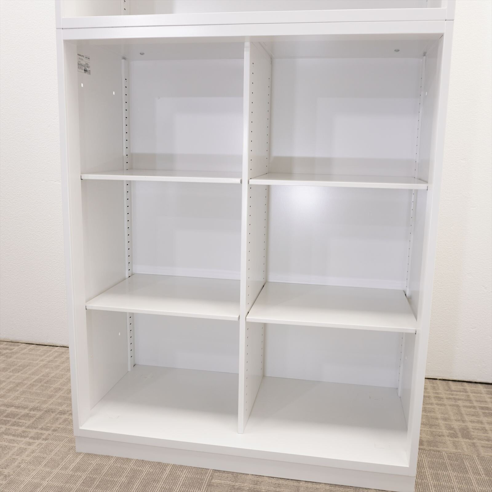 コクヨ エディア 2列オープン＋オープン書庫 W900 D450 H2150