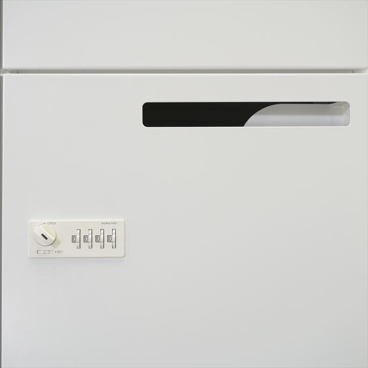 コクヨ エディア ダイヤル式8人用モバイルロッカー オートダイヤルロック(ゼロックE) H1810 ホワイト