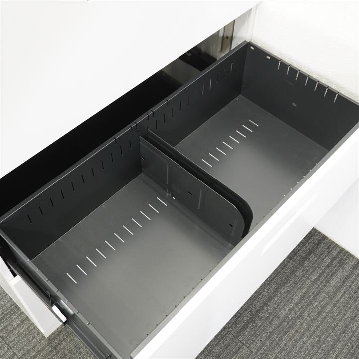 コクヨ エディア 3段ラテラル書庫 天板付 H1120 SAW色