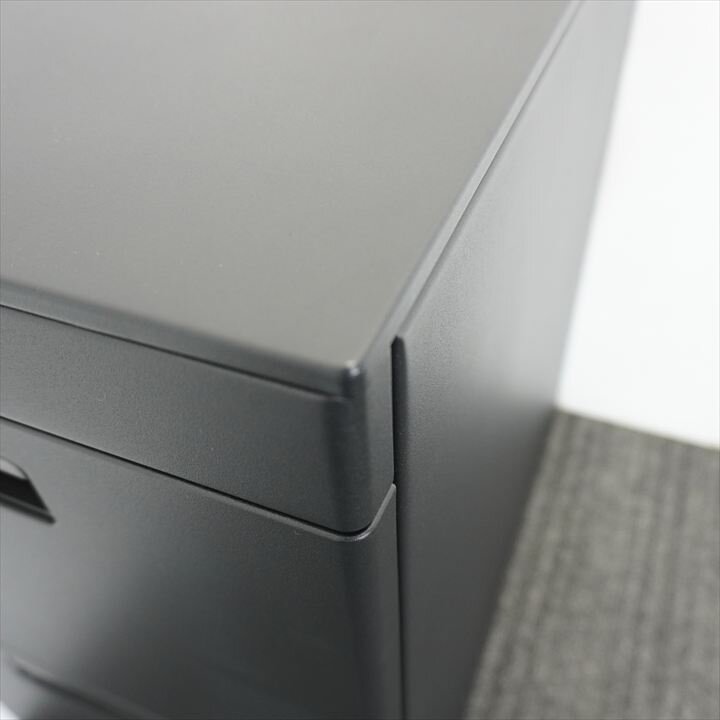 コクヨ GT ダイヤル式3段ワゴン H648 ブラック 特価品