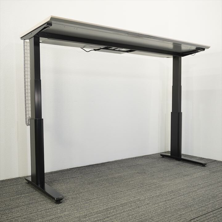 オカムラ プリシード 昇降デスク 木目 W1800(1750) 特価品