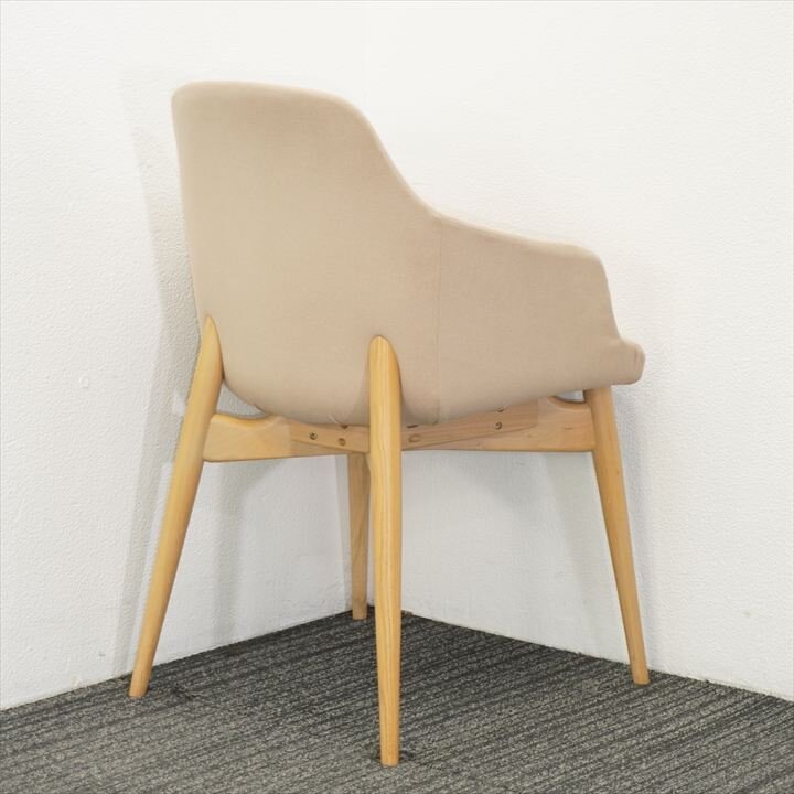 相合家具 ケイク２ ミーティングチェアー ベージュ