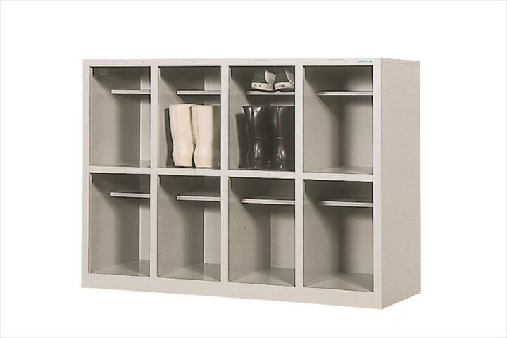 【新品】平山スチール SR-0842T 8人用シューズロッカー 長靴用