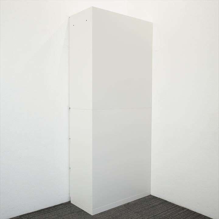 イトーキ シンライン 3段ラテラル+ガラス両開き書庫 H2140 W9色