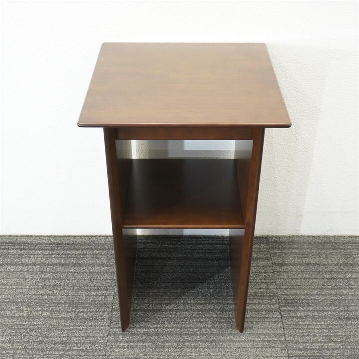 コクヨ 木製電話台 W450 D450 H700