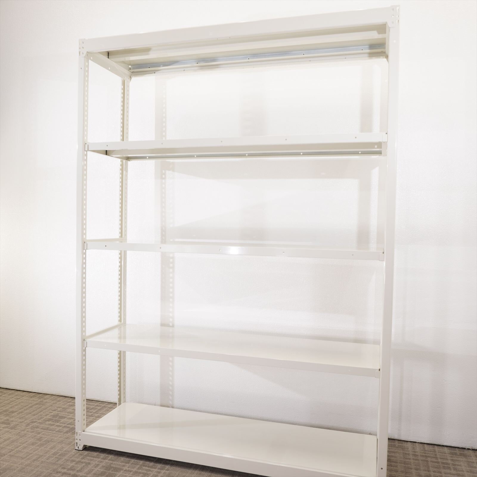 【自社便対応のみ】オカムラ 軽量棚 天地5段 100kg／1段 W1540 D450 H2100