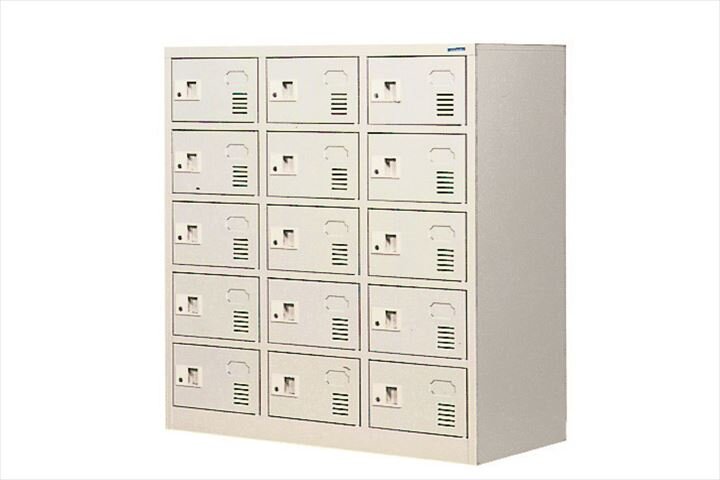【新品】平山スチール SLK-1535N 15人用シューズロッカー