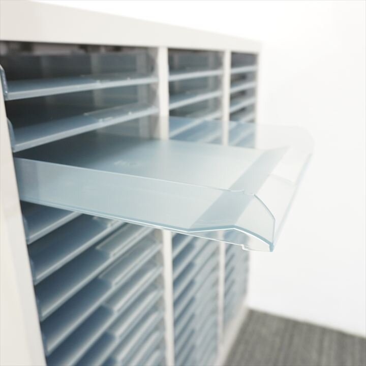 コクヨ 整理庫 ３列１８段 オープントレー W880 D400 H880 特価品（3）