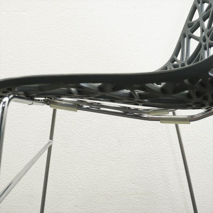 オカムラ NETT(ネット) スタッキングチェア ブラック