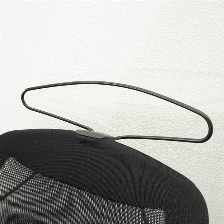 プラス取扱 ジロフレックス ４３４ 肘付 ハンガー付 ブラック 特価品