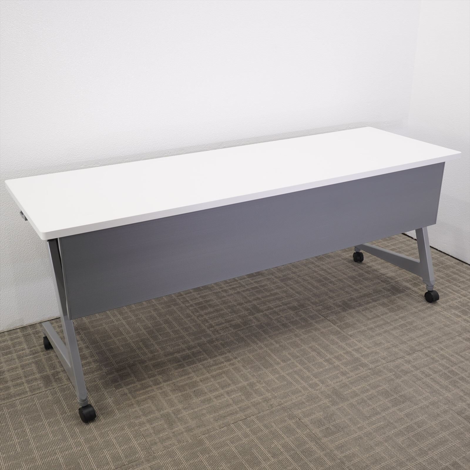 オカムラ フラプターL フラップテーブル 1860 ホワイト