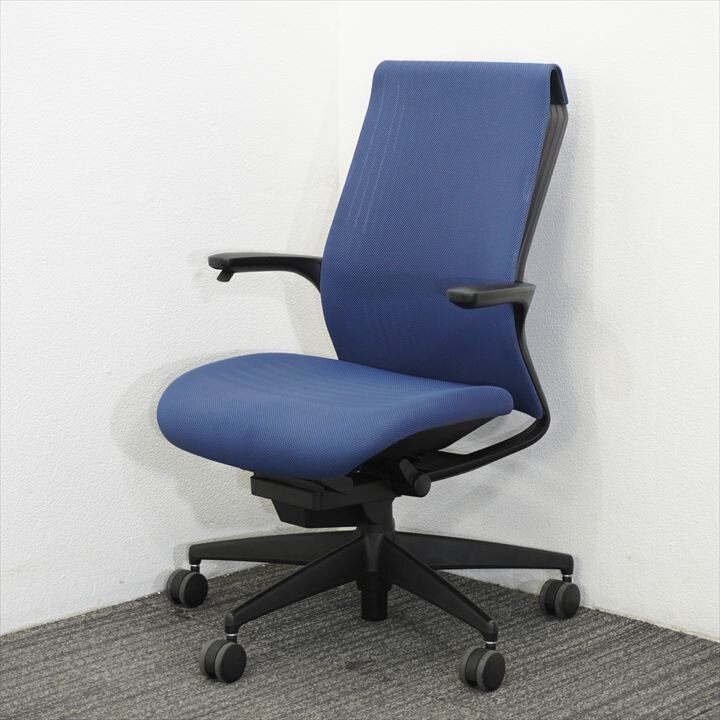 コクヨ M４ 固定肘 ブルー 特価品