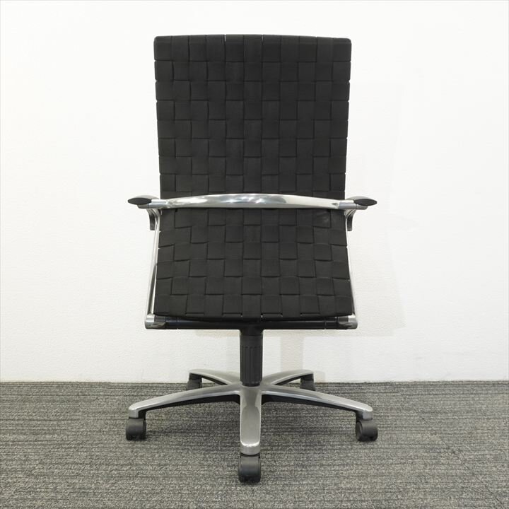 デイビス 肘付 ブラック (2)