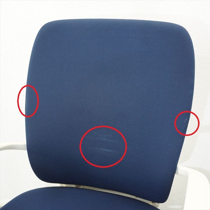 イトーキ フルゴ 肘付 ハイバック ネイビーブルー 特価品