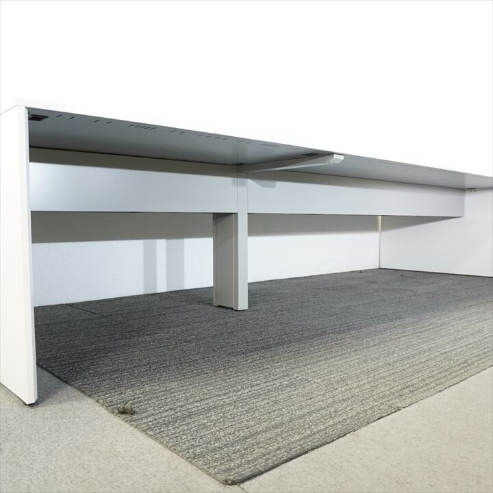 イトーキ インターリンク フリーアドレス 6014 H720 W2400天板4枚+W1200天板 2枚10席分 ホワイト天板