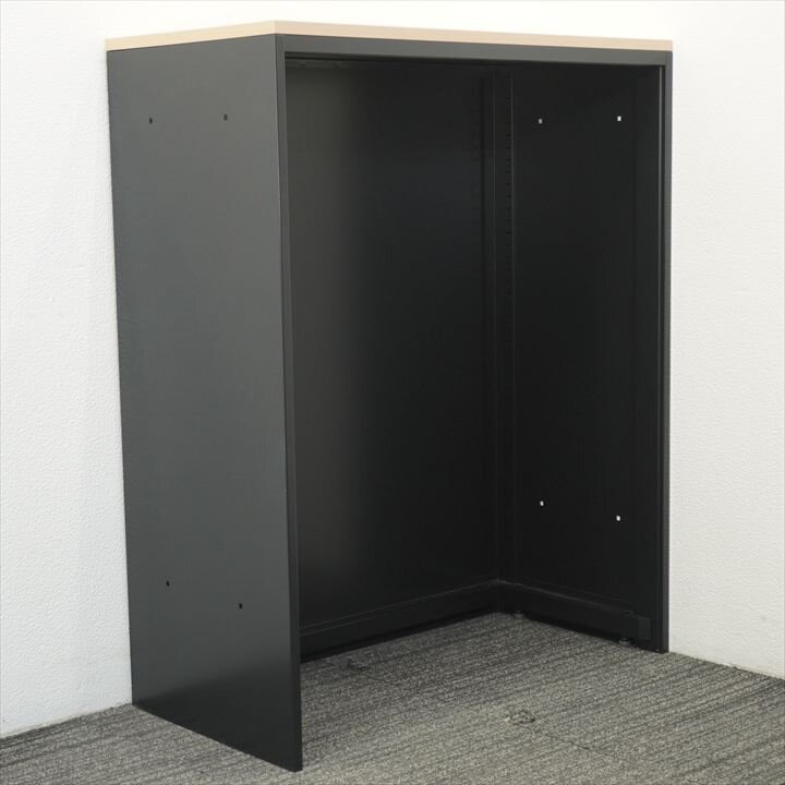 コクヨ エディア 多目的ドッグ 天板付 ブラック 特価品