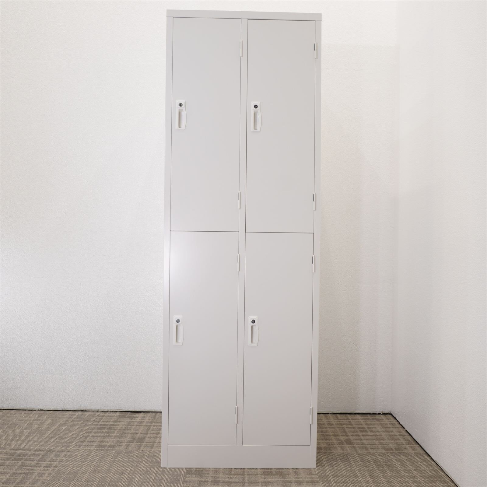 セイコー AKL 4人用ロッカー 2列2段  W608 D515 H1790 ホワイト
