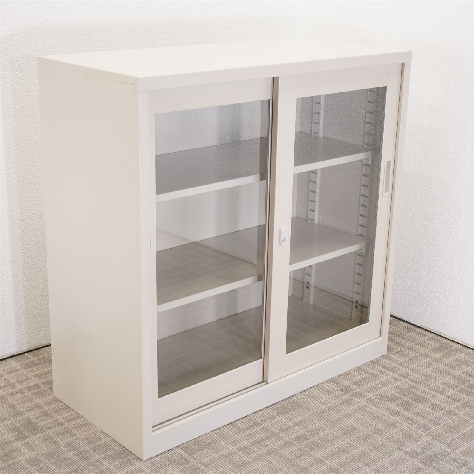 セイコー ガラス引戸書庫 W880D400H880