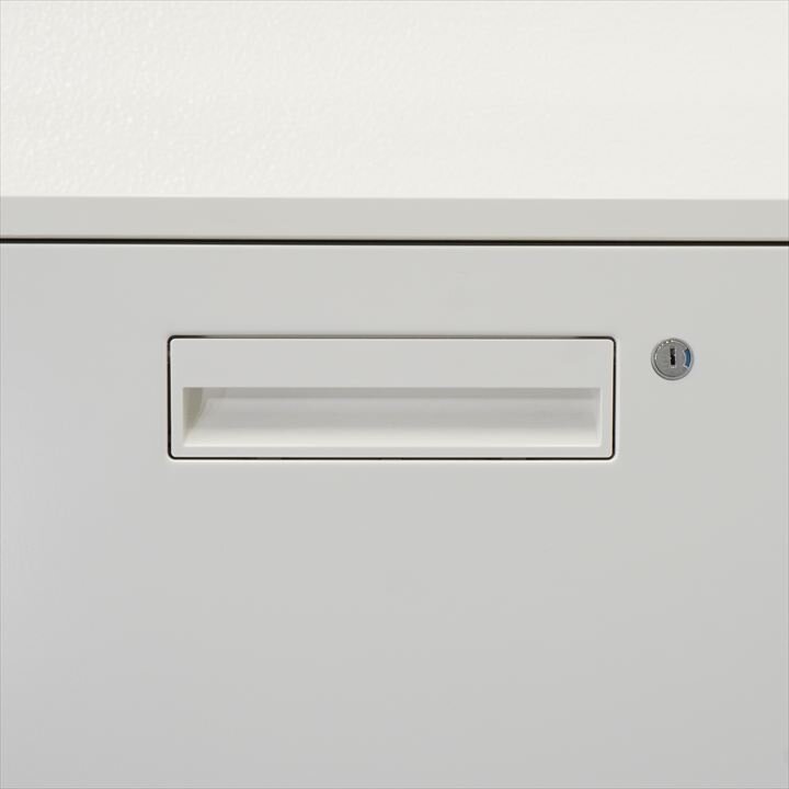 コクヨ エディア 3段ラテラル書庫 天板付 H1120 SAW色