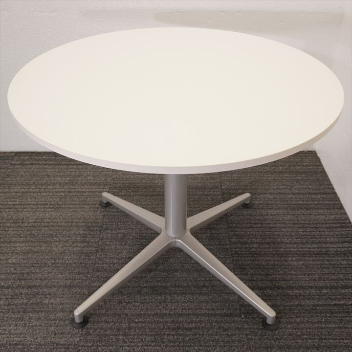 イトーキ DE 丸テーブル Φ900 H700 ホワイト