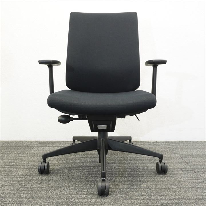 コクヨ ウィザード２ 固定肘 ハイバック ブラック