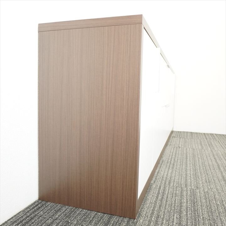 【自社便対応】木製サイドボード イトーキ インフューズ 3連 W2395