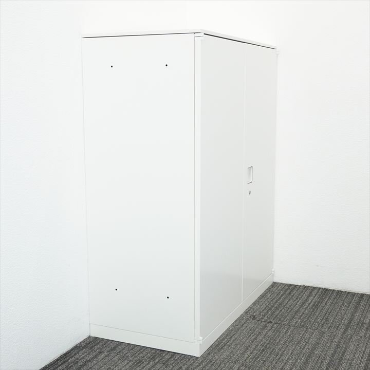 オカムラ レクトライン 両開き書庫 天板付 W900 D450 H1115