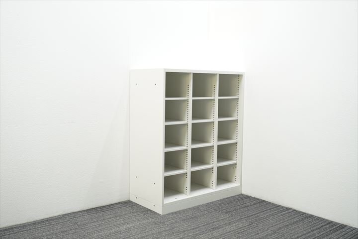 イトーキ シンライン 3列オープン棚型書庫 H1100 W9色