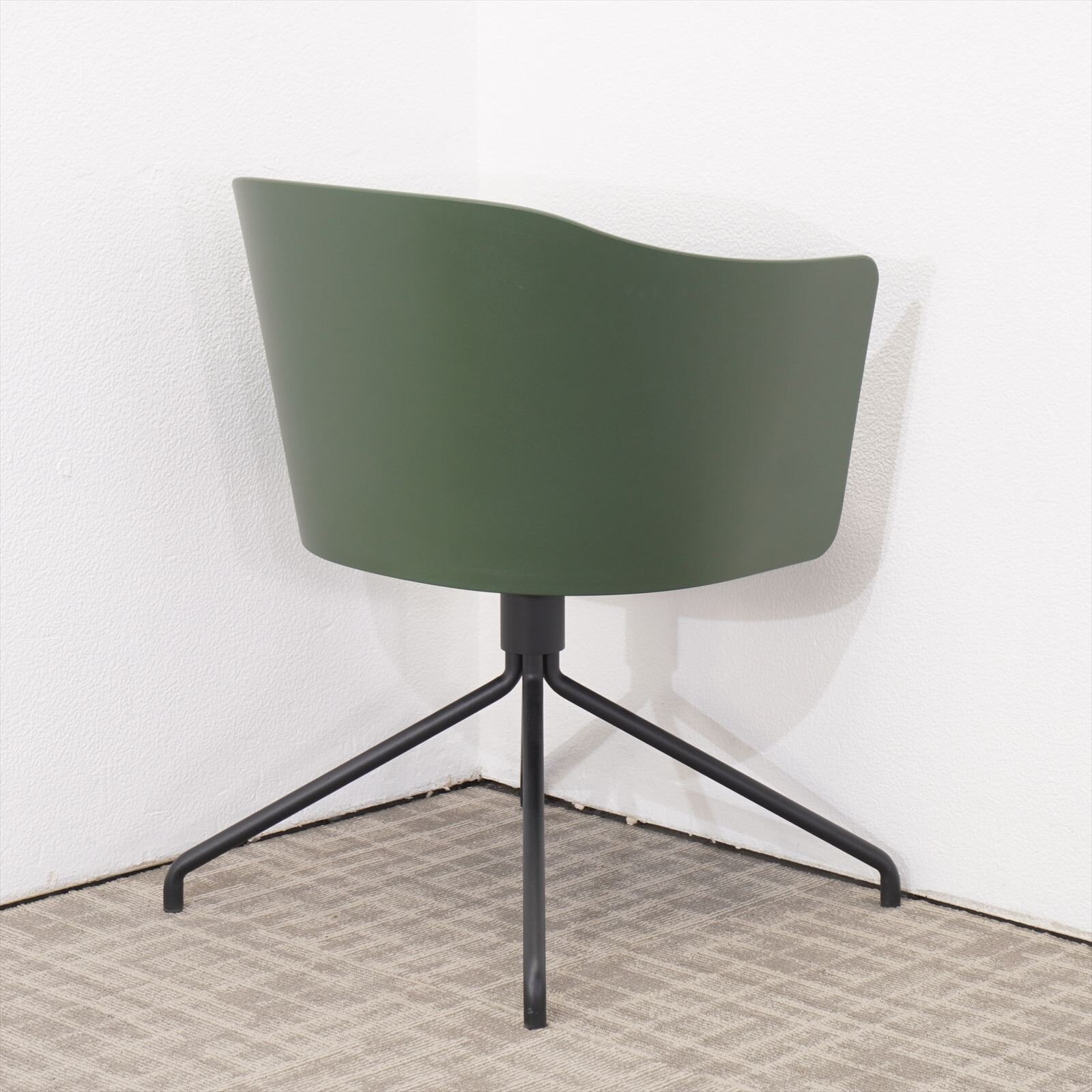 コクヨ コーデ ミーティングチェア ディープグリーン 3脚セット