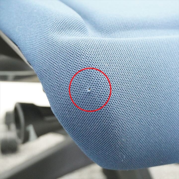 イトーキ フリップフラップ 可動肘 ハイバック ハンガー付 ネイビーブルー 特価品