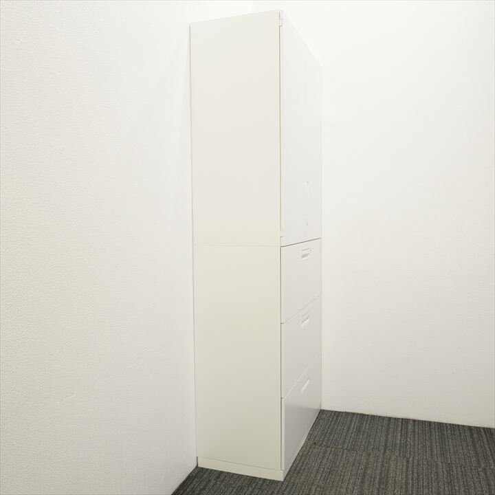 コクヨ エディア  3段ラテラル+両開き書庫 H2150 ホワイト