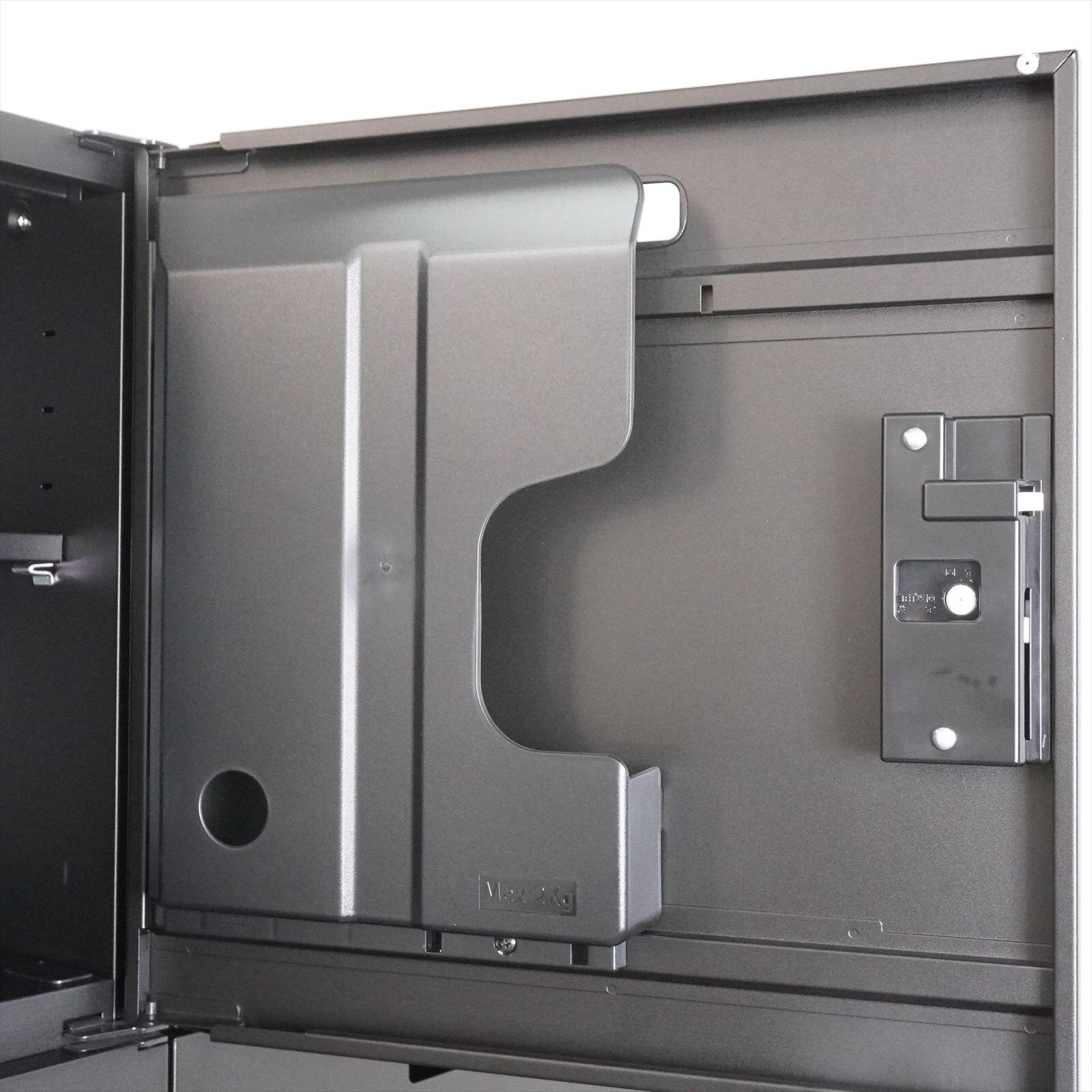 プラス L6 ダイヤル式8人用モバイルロッカー H1820 ブラック