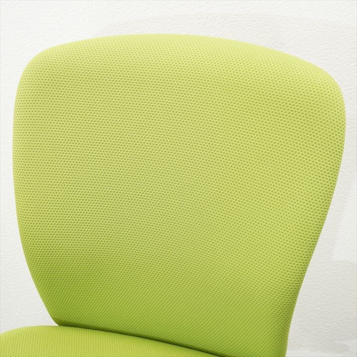 オカムラ スラート 肘無し ライトグリーン ホワイトシェル