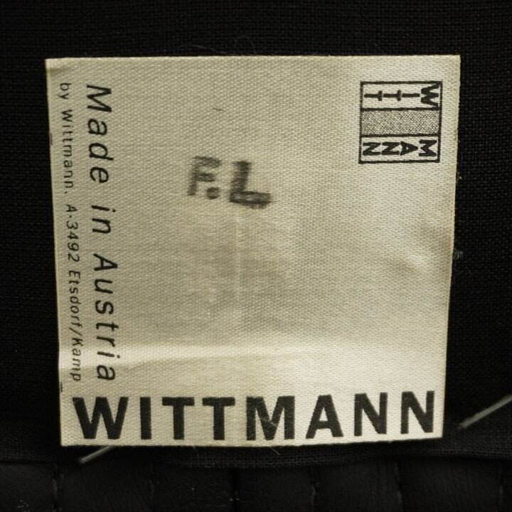 WITTMANN ヴィットマン 1Pソファ 本革 ブラック (1)