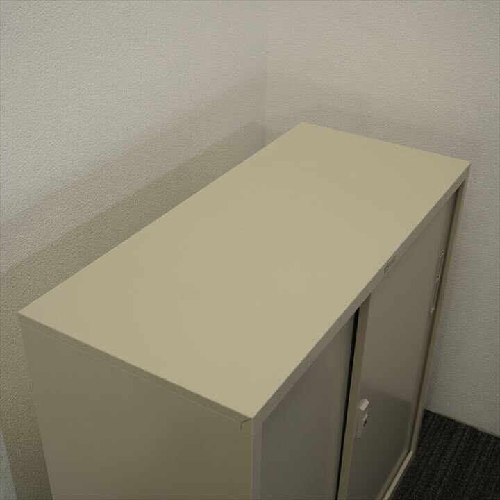 ライオン スチール扉引戸書庫 W880D400H880