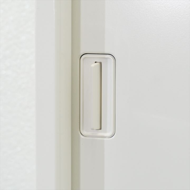 オカムラ レクトライン ３枚引戸書庫 天板付 W900 D450 H1115 特価品