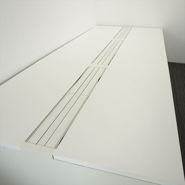 プラス ステージオ フリーアドレス ８４１４ W2400天板6枚+W1200天板２枚