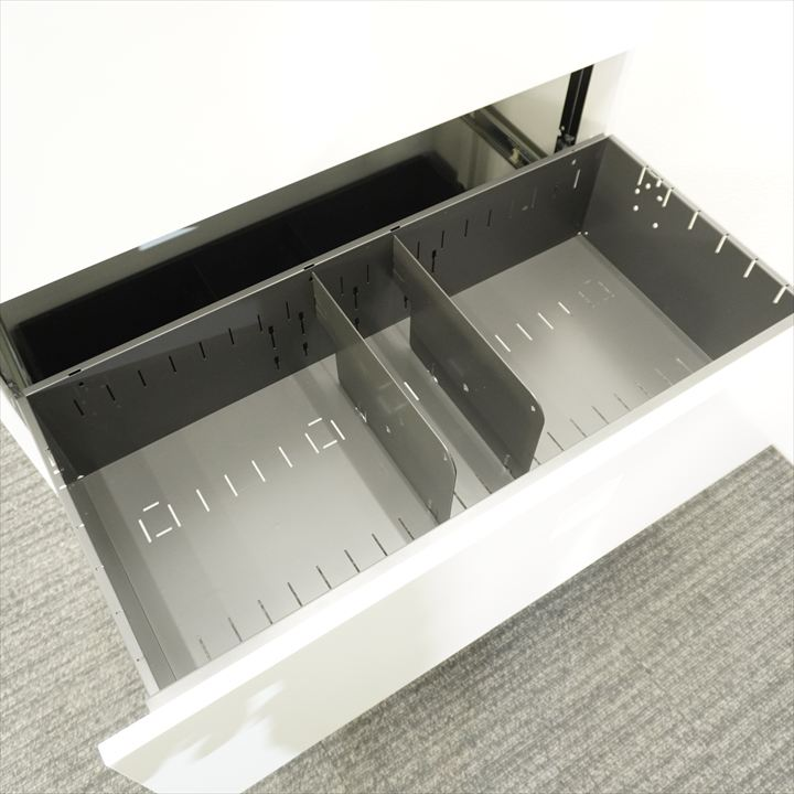 オカムラ SAデュオライン ３段ラテラル書庫 天板付 H1120 ZA75色