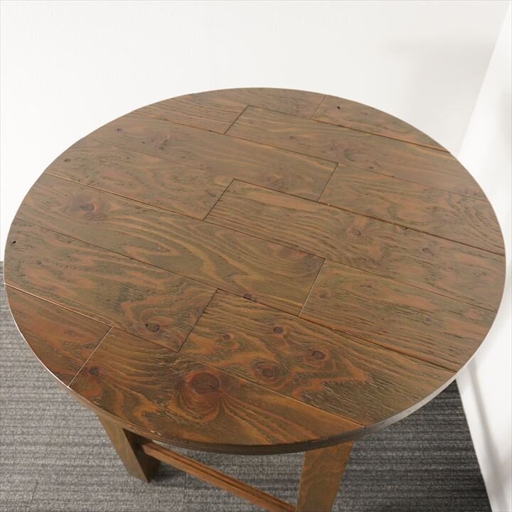 木製丸ハイテーブル Φ1000 H1050 (2)