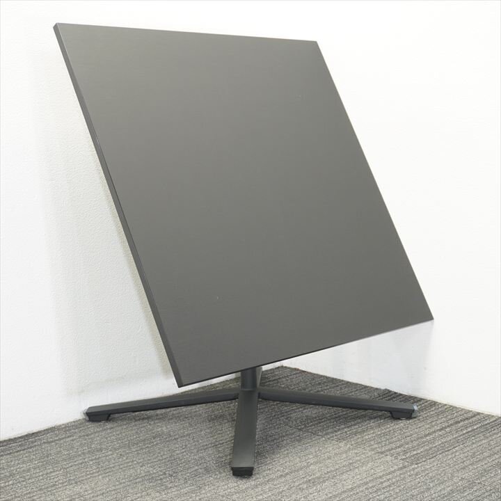 コクヨ デイズオフィス フリップトップ フラップテーブル W1050 D1050 H720 ブラック