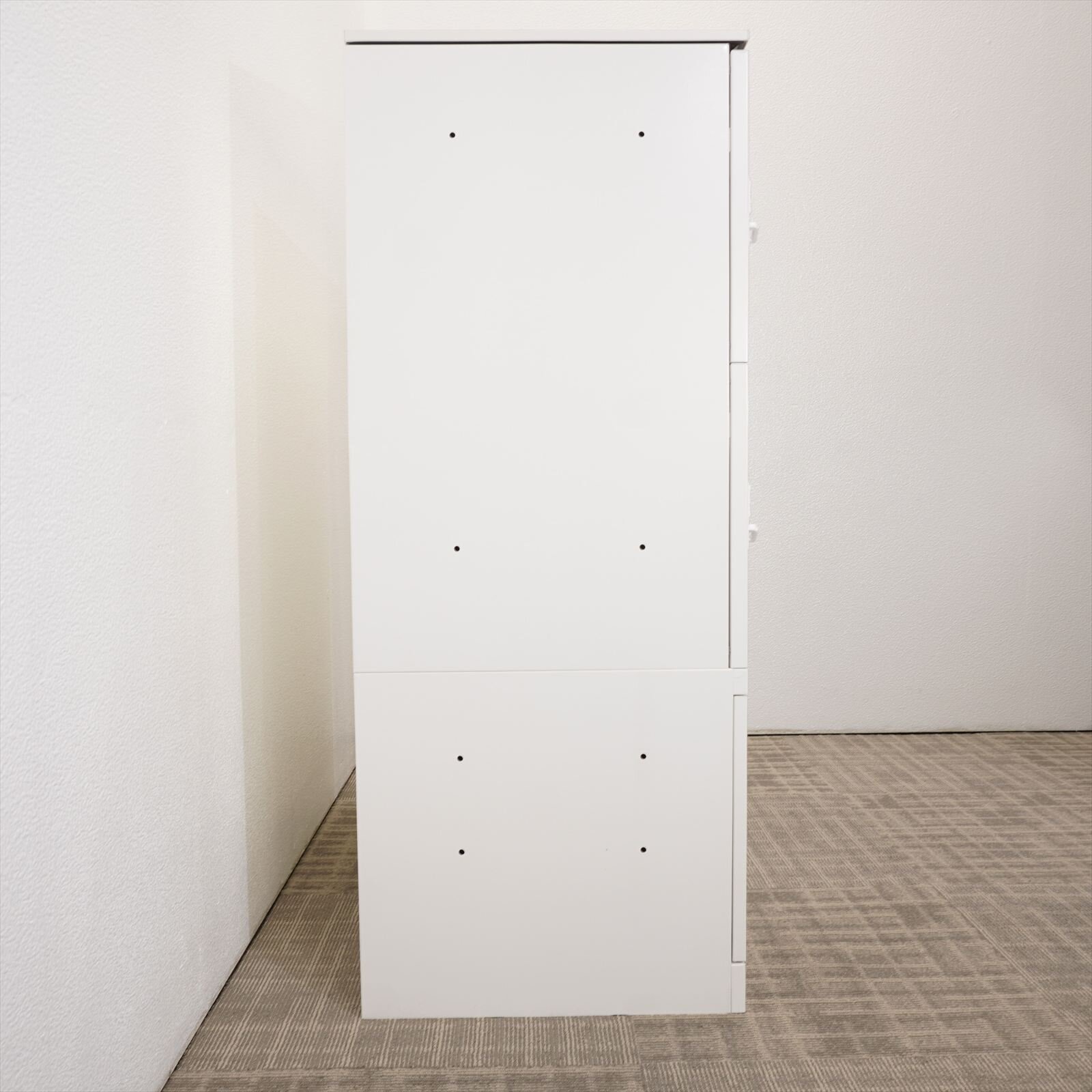 オカムラ ピクスライン ダイヤル式4人用モバイルロッカー+ダイヤル式ラテラル書庫 0945 H1125 天板付