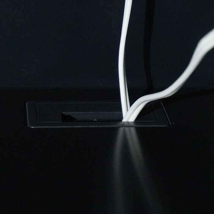 コクヨ エディア ダイヤル式6人用モバイルロッカー + ダイヤル式下段ラテラル書庫 投入口無し コンセント付 ダブルベース H1800 ブラック